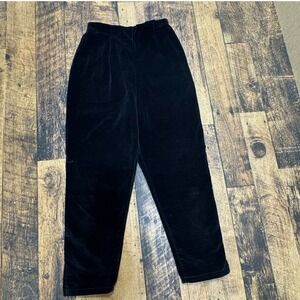 Twill back Velveteen Black Dress Pants Formal Classic‎ Kids Size 14